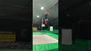 Triple Cork 14 on trampoline [upl. by Eleinad126]