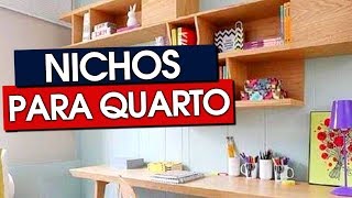 40 MODELOS DE NICHOS PARA QUARTO [upl. by Valentino]