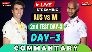 Australia vs West indies 2nd Test live day 3 2024 🔴LIVE AUS vs WI DAY 3 2024🔴LIVE CRICKET SCORE [upl. by Okoyik388]