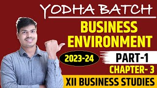 Business environment  Class 12 Business studies Part 1  Concept amp features  Session 202324 [upl. by Palmira277]