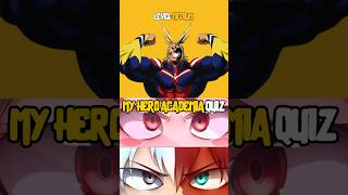 AOYAMA MY HERO ACADEMIA QUIZ bokunohero myheroacademy myheroacademia bnha [upl. by Feodore]