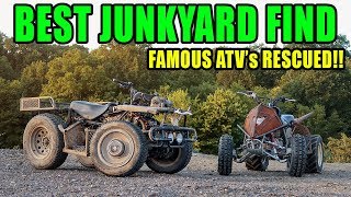 We Found FAMOUS ATVS IN A JUNKYARD The Outsiders Quads [upl. by Iahcedrom202]