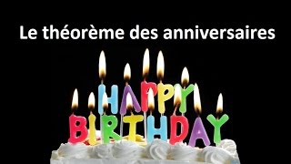 Le théorème des anniversaires  MampM 1 [upl. by Essa]