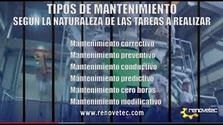 TIPOS DE MANTENIMIENTO [upl. by Dustan]