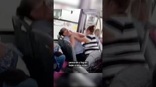 Gritos en transporte público entre chofer y una pasajera  N shorts [upl. by Isleen]