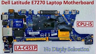 Dell Latitude E7270 Power On But No Display Solution power light on but no display  easy fix [upl. by Hachman]