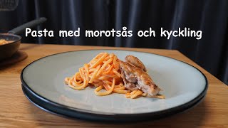 Pasta med morotssås och kyckling [upl. by Anelak]