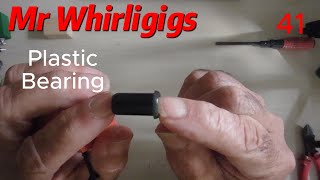 Whirligigs and Garden Spinners 41 Plastic Bearing with Mr Whirligigs [upl. by Tippets]