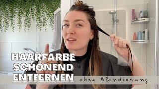 Haarfarbe entfernen ohne Blondierung I Wella Color Renew [upl. by Chiarra626]