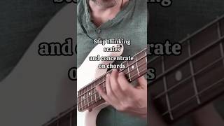 💥 Unlock Your Bass Phrasing Think Chords Not Just Scales shorts [upl. by Bernardo]