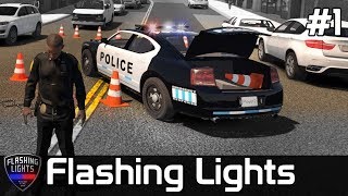 Flashing Lights PL 1 Prawdziwy SYMULATOR Policjanta [upl. by Adnamar]