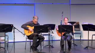 DVC Guitar Ensemble Spring Concert 2023 Kakou Duet by D Gnahore [upl. by Ydnac844]