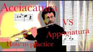 Acciacatura vs appoggiatura How to practice the needed coordination [upl. by Galitea289]