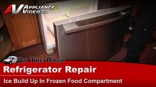 Whirlpool Refrigerator Repair  Ice Buildup in the Freezer  GX2FHDXVY06 [upl. by Bendicta]