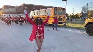 TrotwoodMadison Marching Band TM4 Marching into Homecoming 2022 [upl. by Ariella]