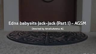 AGSM  Edna babysits JackJack Part 1 picpac stopmotion [upl. by Eceinhoj]