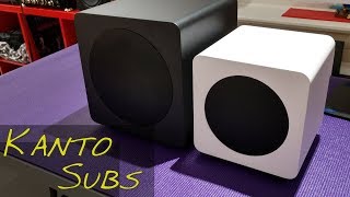 Kanto Sub6 amp Sub8 Z Reviews Beautiful Baby Subs [upl. by Hessney]