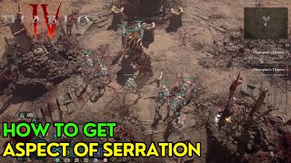 Diablo 4 How to Get Aspect of Serration [upl. by Alfi]