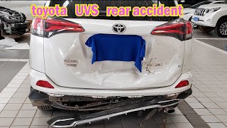 Collision Repair Insights Restoring a RearEnd Damaged Toyota RAV4 [upl. by Ailat]