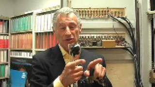 UCLAs Leonard Kleinrock displays Internets first router [upl. by Eerot]