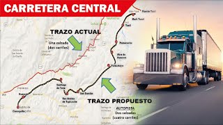 NUEVA CARRETERA CENTRAL Desafíos para construir la nueva carretera más importante del Perú [upl. by Torry]