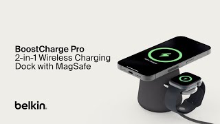 Ausprobiert Belkin Boost↑Charge™ PRO 2in1 Wireless Charger Stand mit MagSafe [upl. by Eednar762]