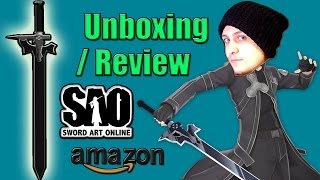 SAO Kiritos Sword Elucidator UnboxingReview [upl. by Medrek538]