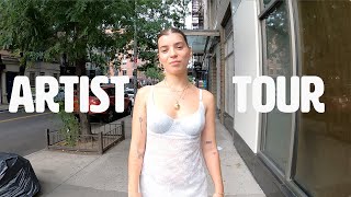 What Are Artists Making in New York Art Studio Vlog Tour 2023 NYC [upl. by Eldoria]