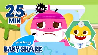 Baby Shark Doctor Mommy is Sick  Compilation  Hospital Play Song amp Story  Baby Shark Official [upl. by Lipp]