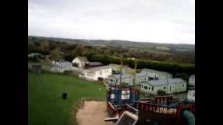 cornwall caravan site seen from air drone white acres [upl. by Levine940]