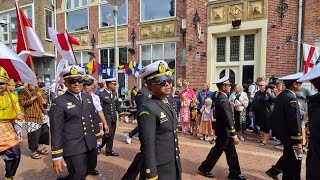 Sail Den Helder 2023  Marine dagen  Optocht global Marine [upl. by Euqinahs]