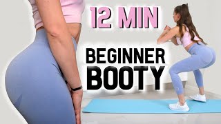 10 BEST EXERCISES TO START GROWING YOUR BOOTY 🔥  Beginner Friendly Butt Workout  No Equipment [upl. by Senskell]