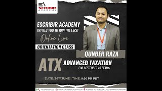 ACCA ATX  Advanced Taxation  P6  ATX  Qunber Raza [upl. by Ahsito]