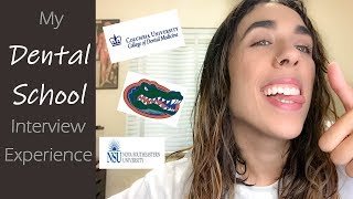 Dental School InterviewsUFColumbiaNOVA [upl. by Ayanat581]