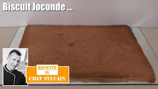 Biscuit Joconde  Recette par Chef Sylvain [upl. by Egan]