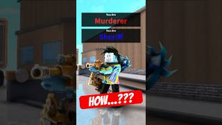 SHERIFF and MURDERER in MM2 Roblox roblox mm2 murdermystery2 [upl. by Orville]