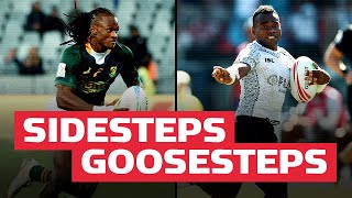 MAGIC FEET 🕺 Top 10 Sidesteps amp Goosesteps  2018 Sevens [upl. by Airdnala100]