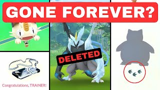 24 Things That DISAPPEARED From Pokémon GO [upl. by Uuge]