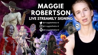 Maggie Robertson Live Signing April 8th  1pm PT [upl. by Anahpos]