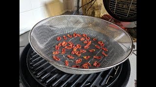 Dehydrated Tomatoes Recipe like Sun Dried NuWave Primo Grill Oven [upl. by Anaihr]