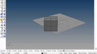 Tutorial Rhinoceros base ruotare un oggetto in 2dimensioni e in tre dimensioni [upl. by Toffic]