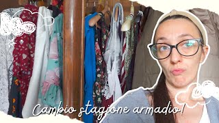 Cambio stagione armadio Quanti vestiti ho VLOG sweetmumufamily [upl. by Matthews]