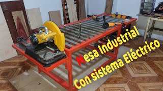 MESA DE TRABAJO INDUSTRIAL instalación de Sistema Eléctrico [upl. by Fransen]