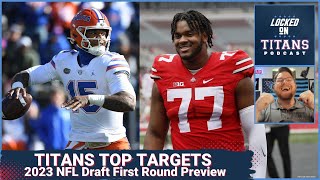 Tennessee Titans 2023 NFL Draft Preview Top 1st Round Targets Trade UpDown Partners amp Packages [upl. by Sivel]