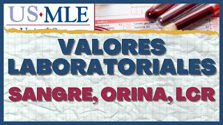 Valores Laboratoriales de Referencia  TODOS Link PDF [upl. by Boy753]