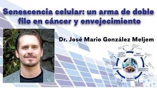 Senescencia celular un arma de doble filo en cáncer y envejecimiento  Dr Mario González Meljem [upl. by Perrie864]