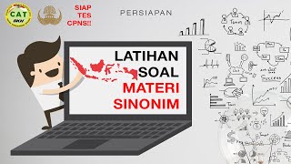 BANYAK BERLATIH amp MEMBACA PASTI CPNS 2019 BISA JAWAB TIU MATERI SINONIM 2 [upl. by Orwin]