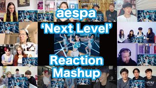 aespa 에스파 Next Level MV Reaction Mashup [upl. by Mixie]