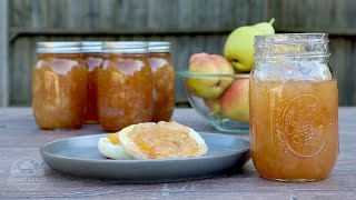 Making and Canning Fresh Pear Jam  Recipe amp Process with or without Pectin [upl. by Niuqauj]