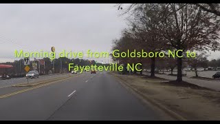 NORTH CAROLINA BACKROADS  Morning drive Goldsboro NC to Fayetteville NC  ASMR [upl. by Nereil23]